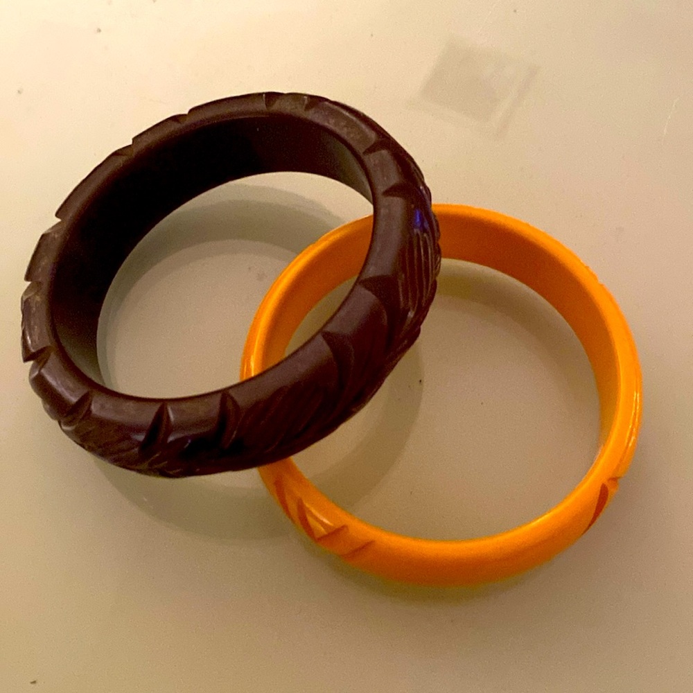 Fabulous Bakelite vintage bracelets!